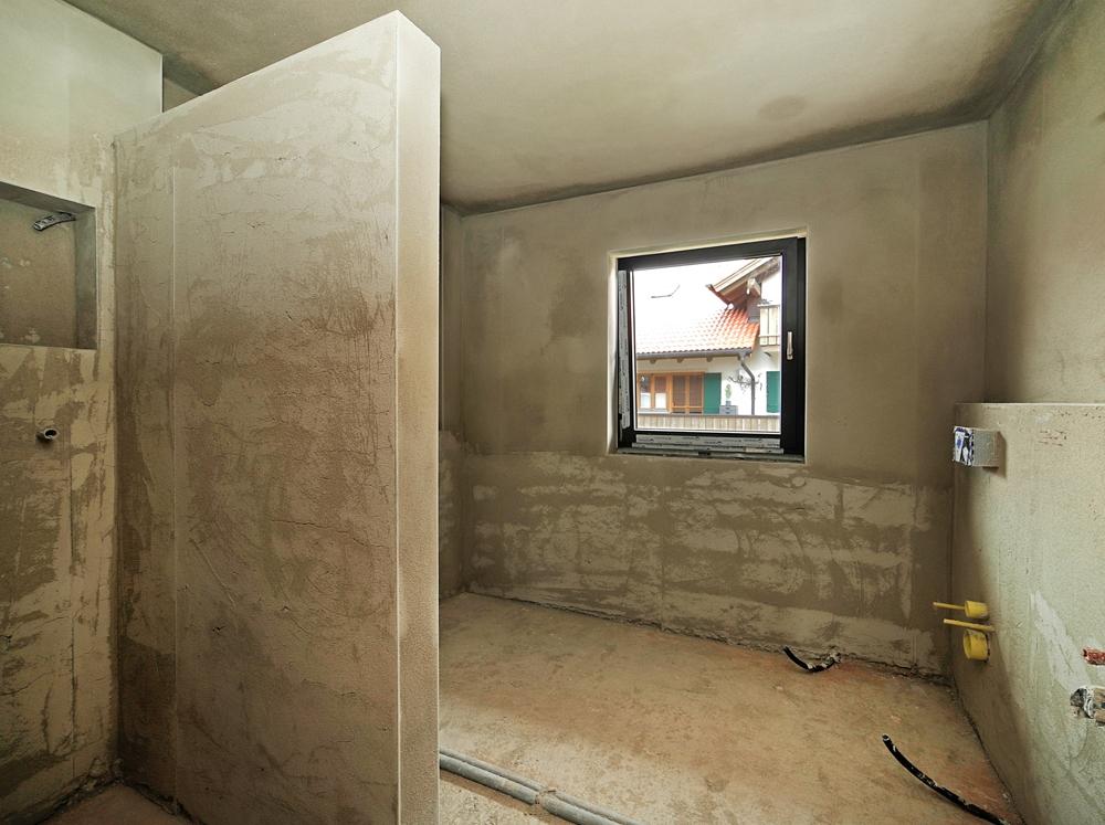 Aktueller Baufortschritt l Badezimmer
