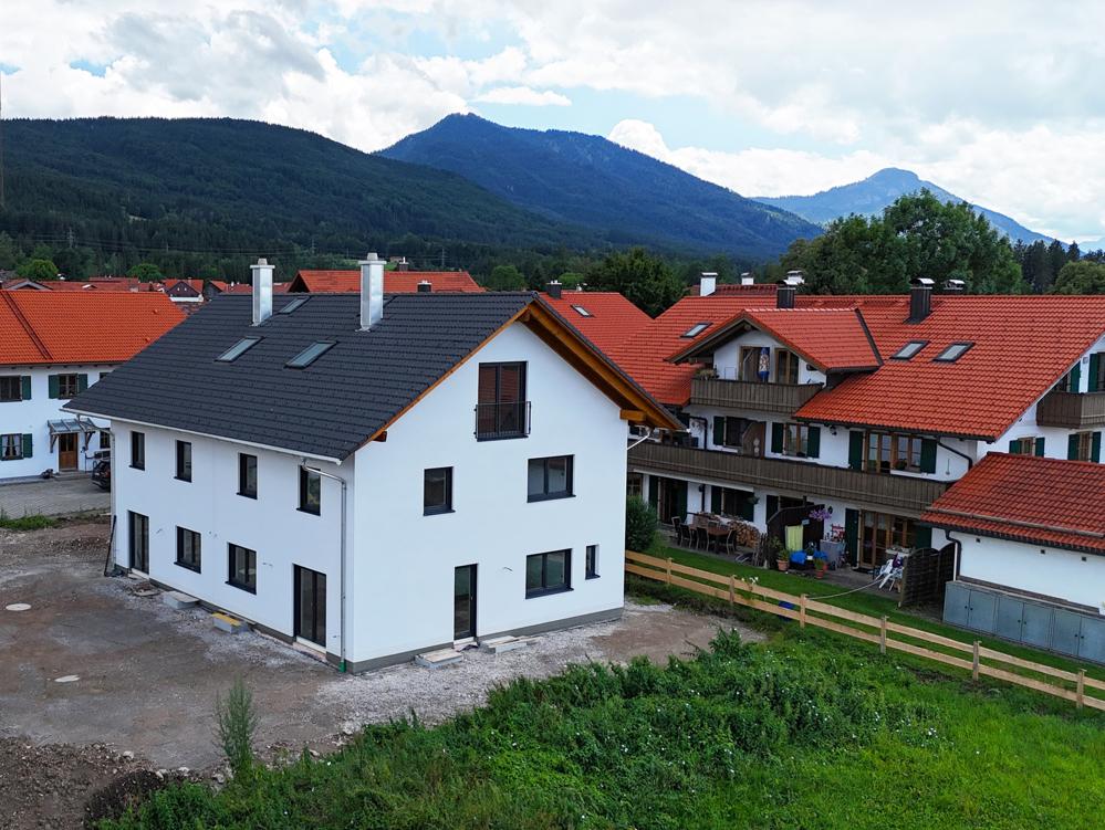 Hausansicht l Aktueller Baufortschritt