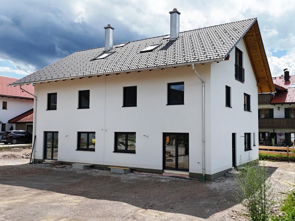 Hausansicht l Aktueller Baufortschritt