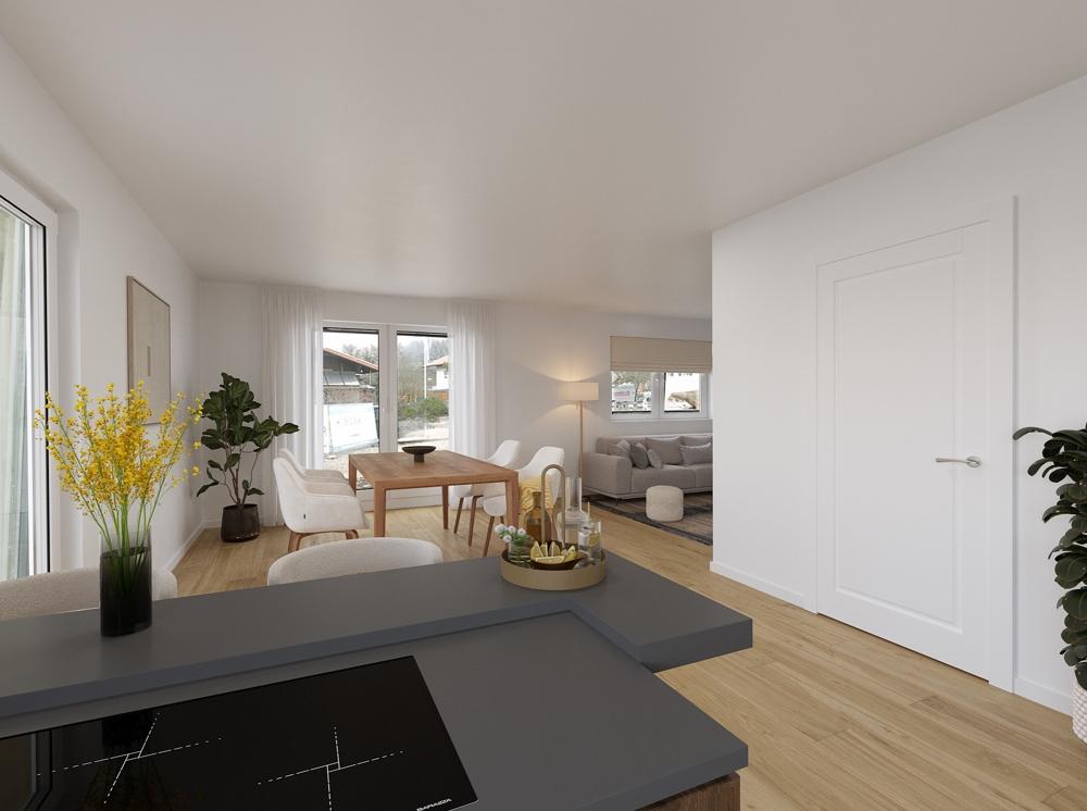 Visualisierung l Wohn-/Esszimmer