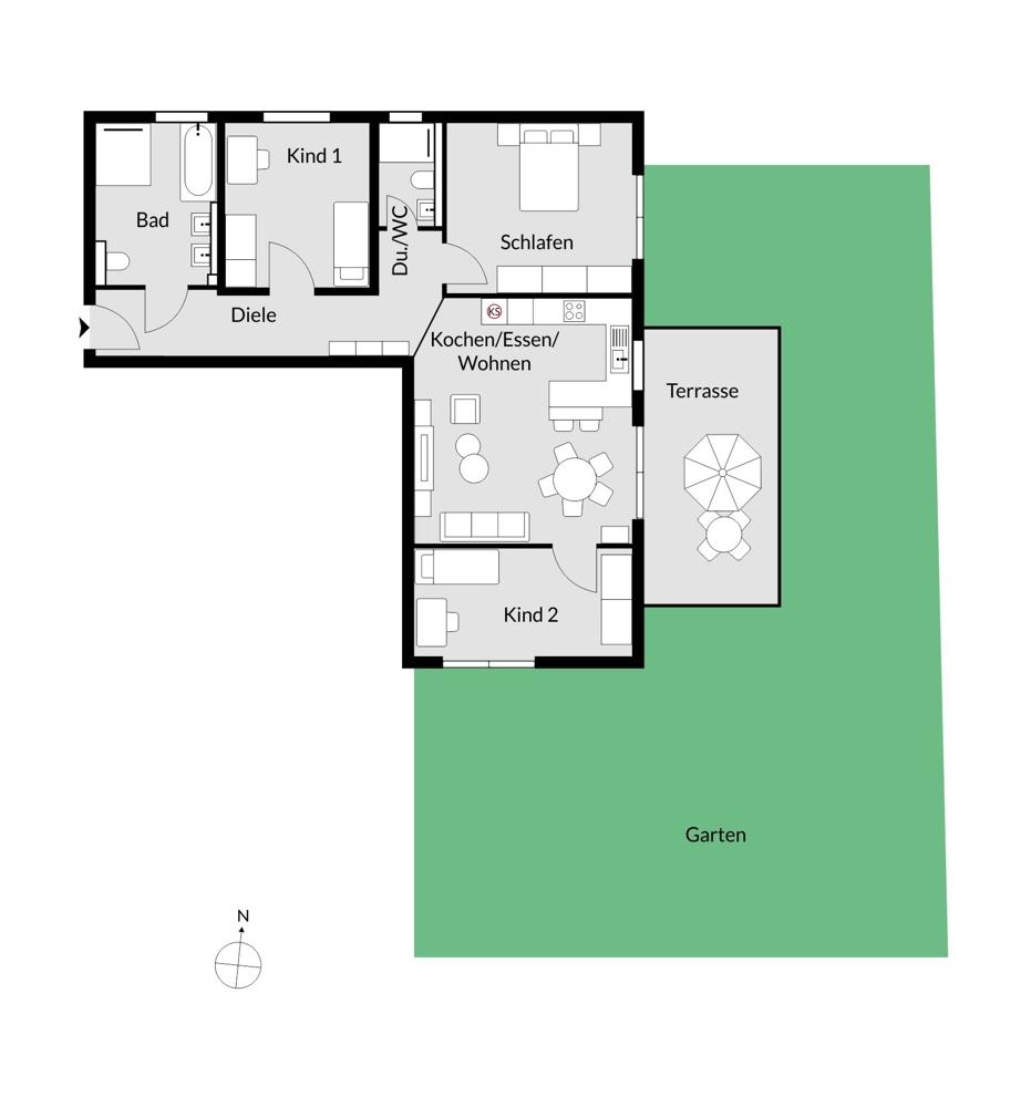 Grundriss l Variante A