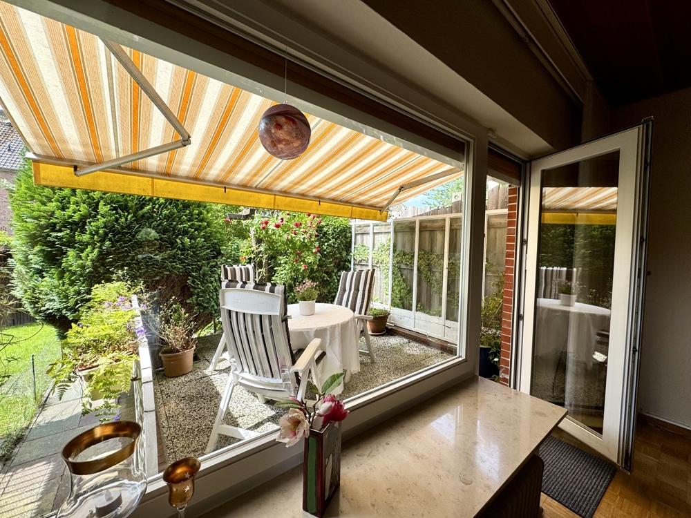 Blick auf die Terrasse