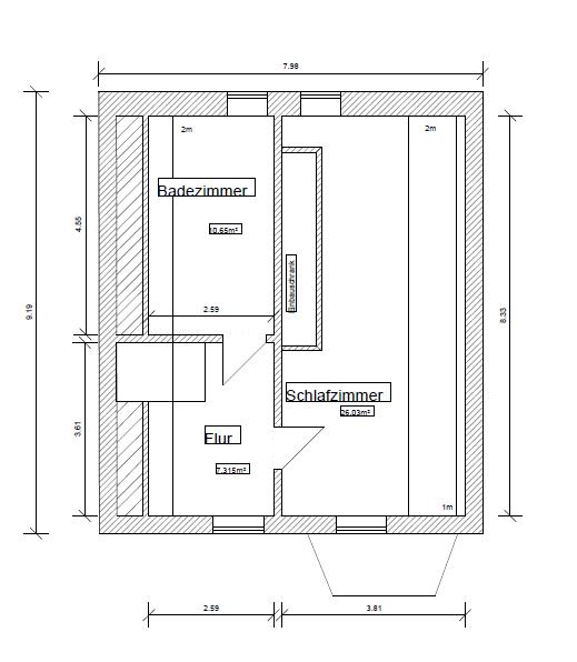 Grundriss Obergeschoss