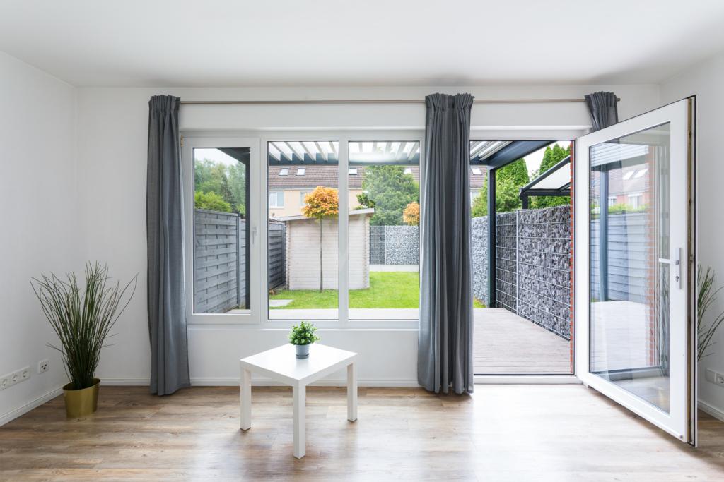 Schöner Blick in den Garten