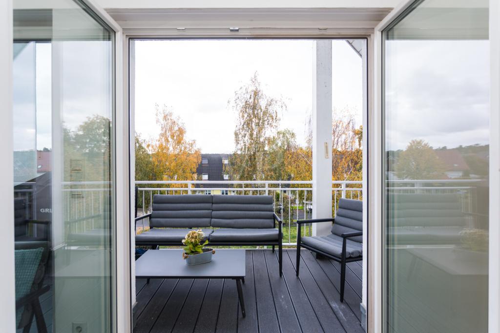 Blick aus dem Dachgeschoss