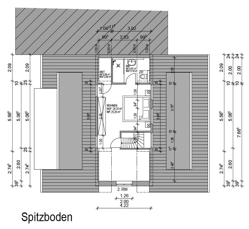 Grundriss Dachgeschoss
