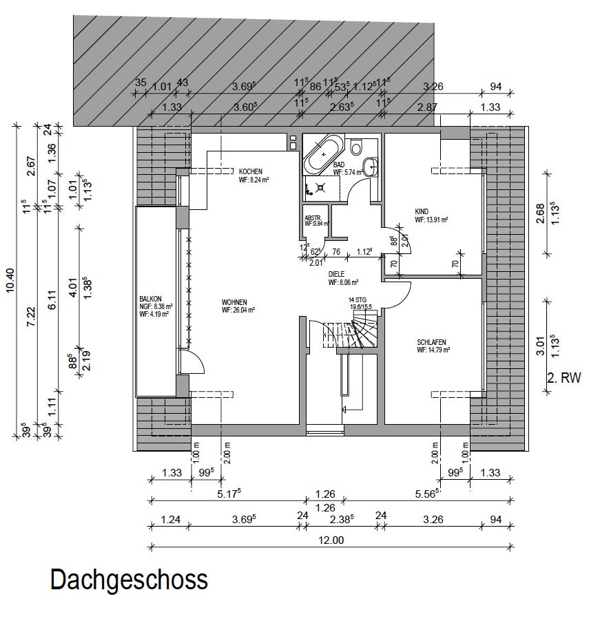Grundriss Oberschoss