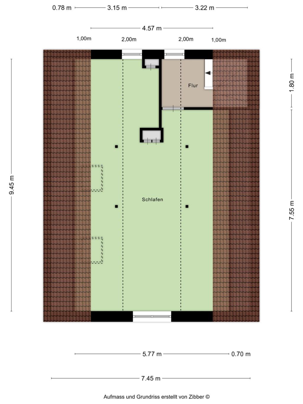 Grundriss Dachgeschoss