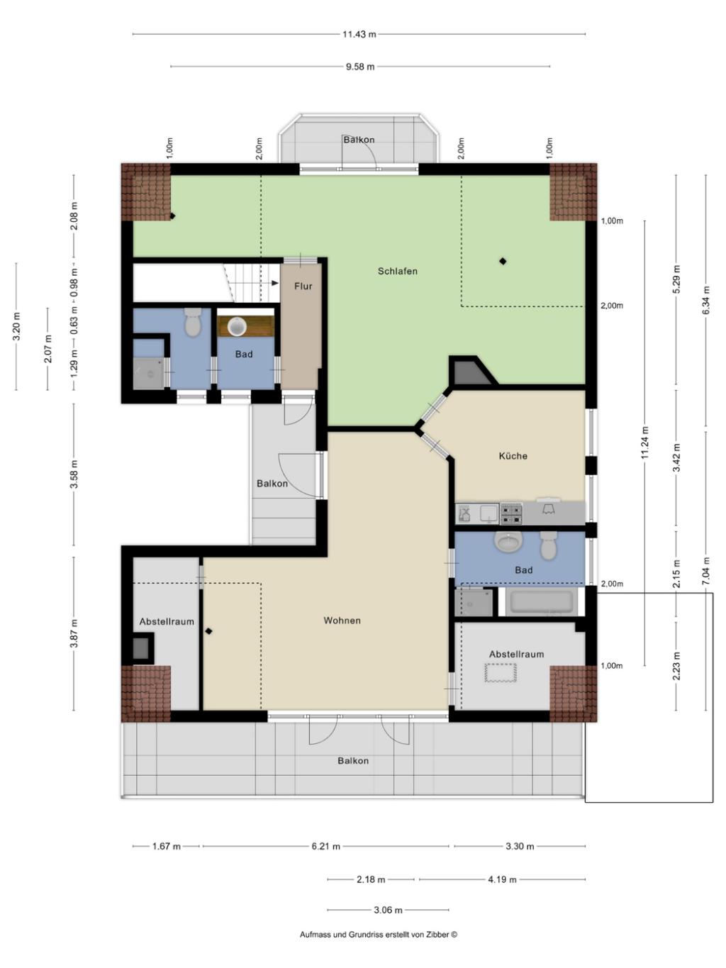 Grundriss Dachgeschoss