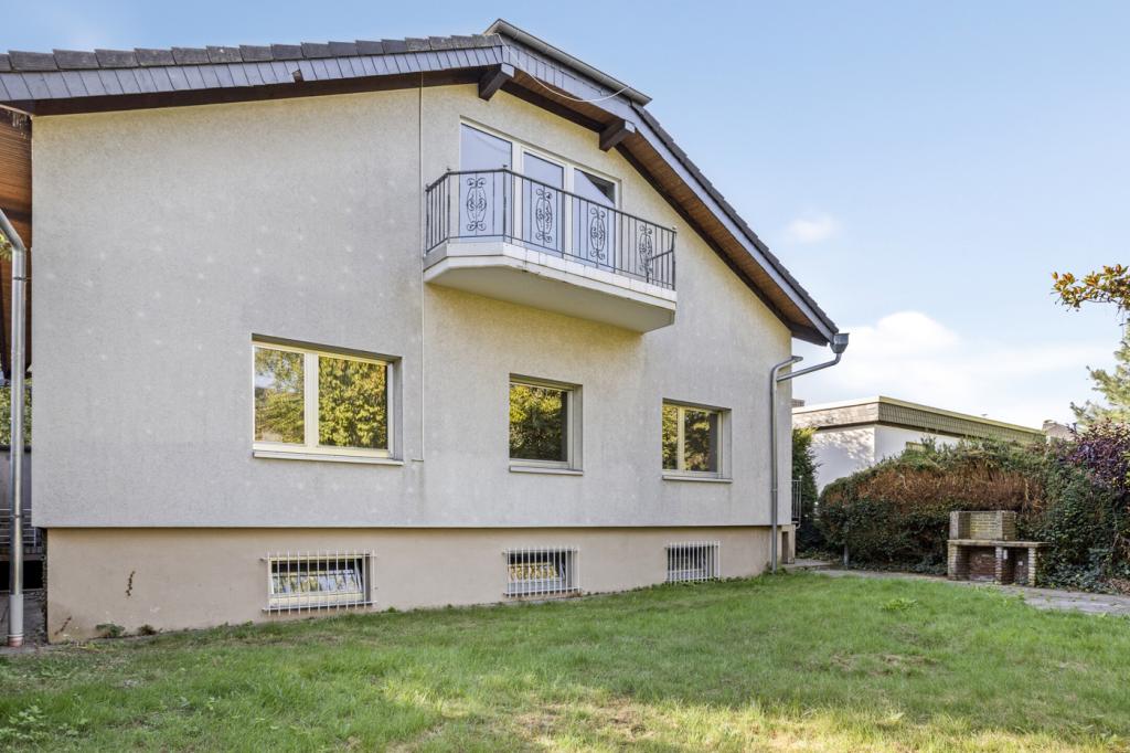 Rückansicht vom Garten