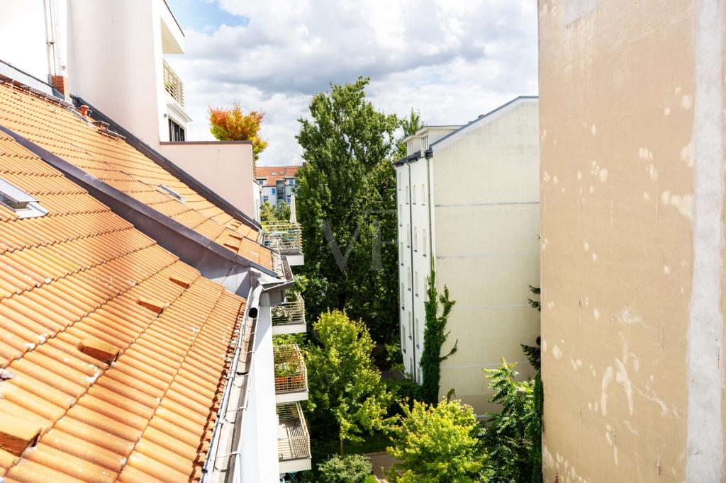 Blick in den ruhigen Innenhof