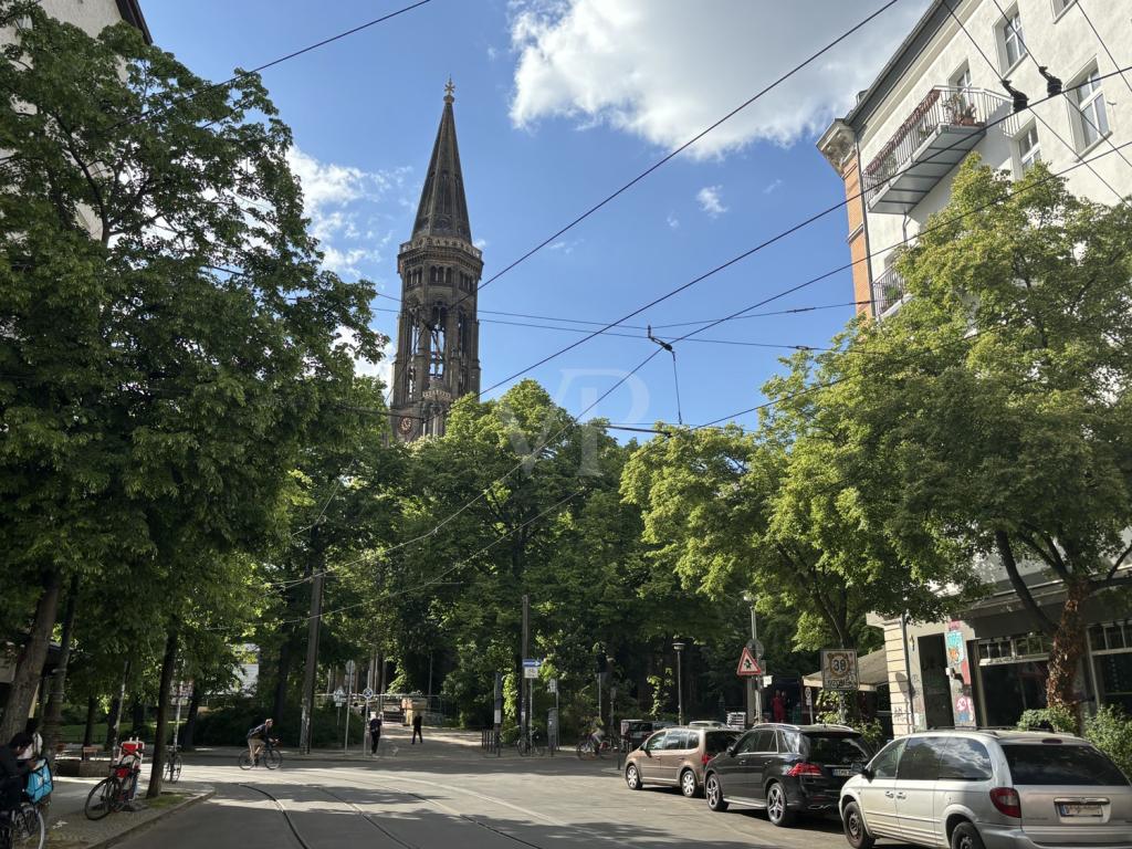 Blick zum Zinonskirchplatz