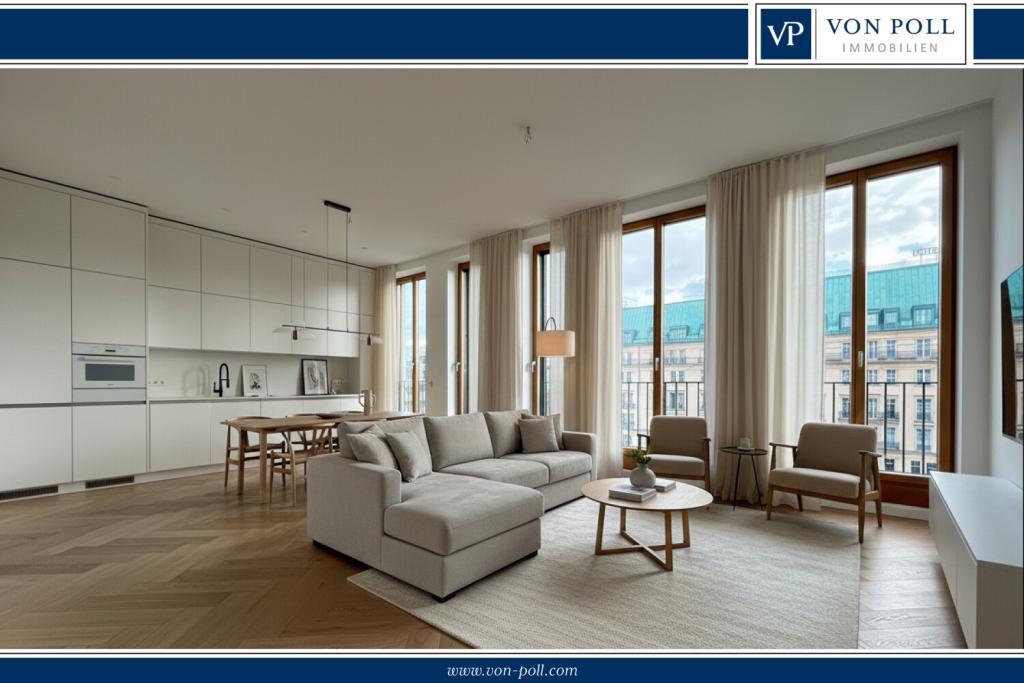 Luxuriöse 2-Zimmer-Residenz mit Blick auf das Hotel Adlon - Photo 2