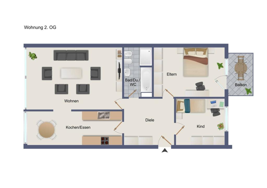 Zu vermieten: Schöne 3-Zimmer Wohnung in Seelbach - ca. 100 m² Wohnkomfort - Photo 1