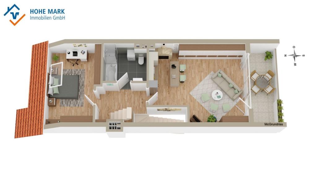 Dachgeschoss Grundriss