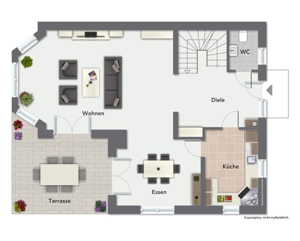Grundriss EG EFH