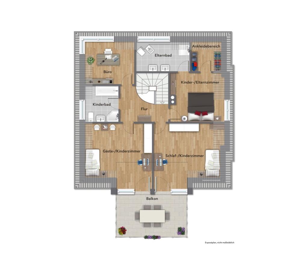 Grundriss Dachgeschossss