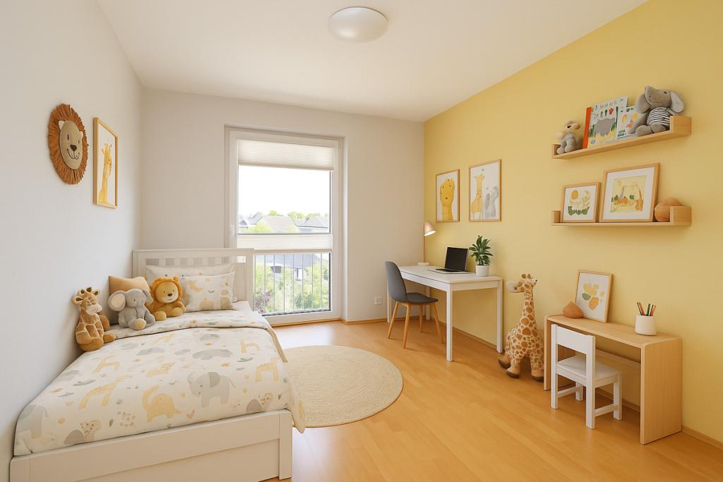 Kinderzimmer I (Homestaging, KI generiert)