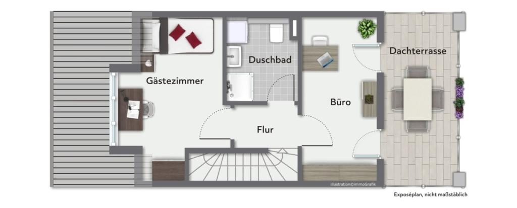 Dachstudio Grundriss