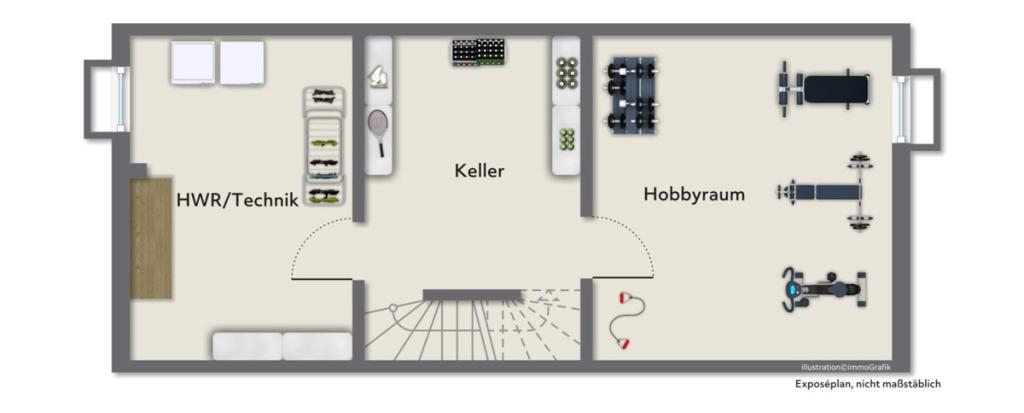 Vollkeller Grundriss