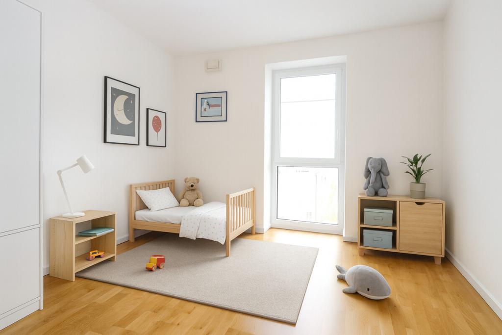 Homestaging KInderzimmer (KI-generiert)