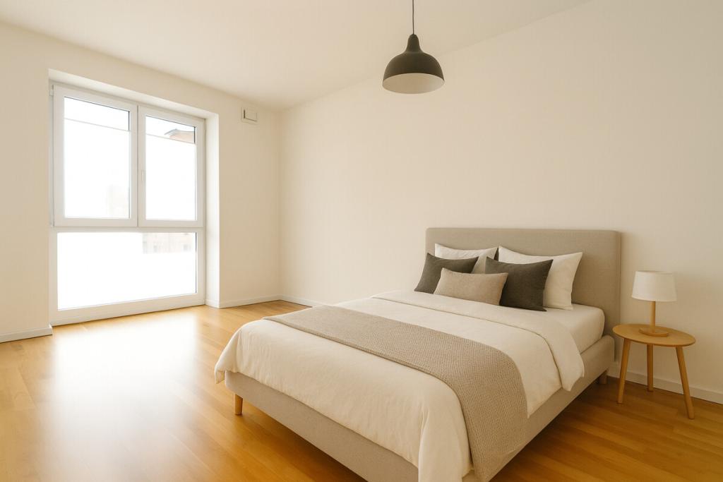 Homestaging Schlafzimmer (KI-generiert)
