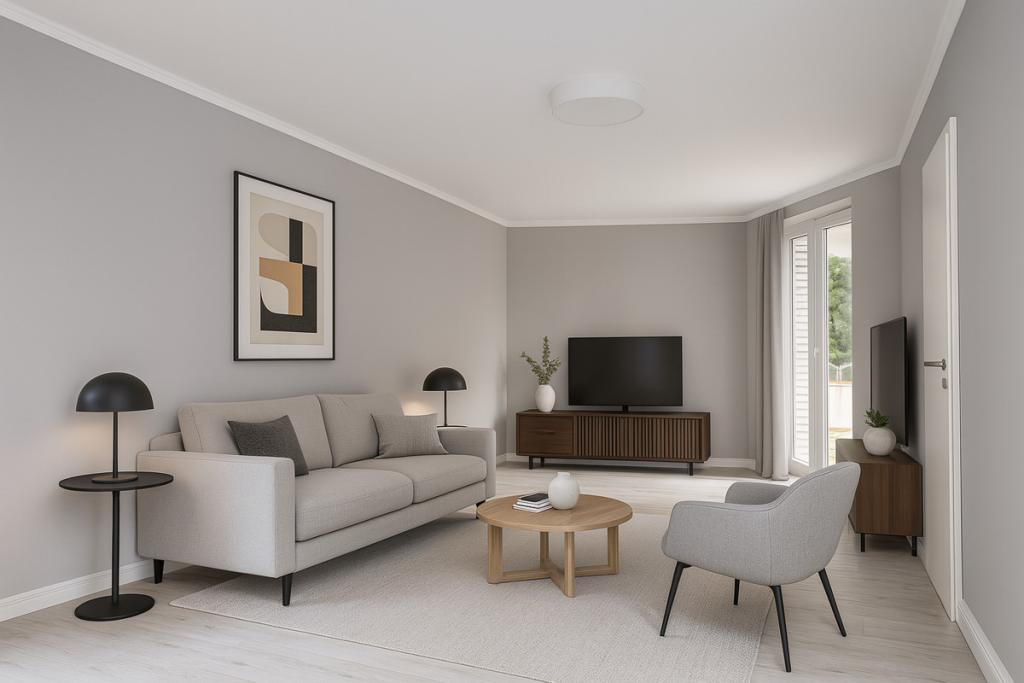 Visualisierun Wohnzimmer
