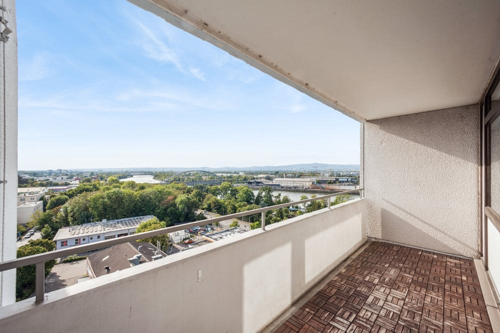 Ausblick vom Balkon