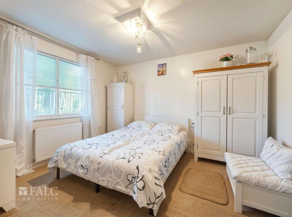 Schlafzimmer - Schlafzimmer, Landhaus - (KI generiert)
