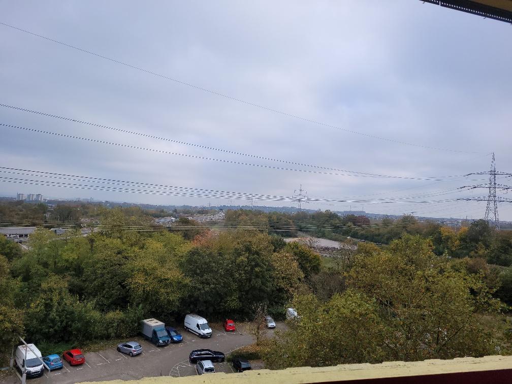 Aussicht vom Balkon