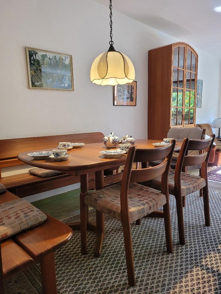 Essbereich im Wohnzimmer