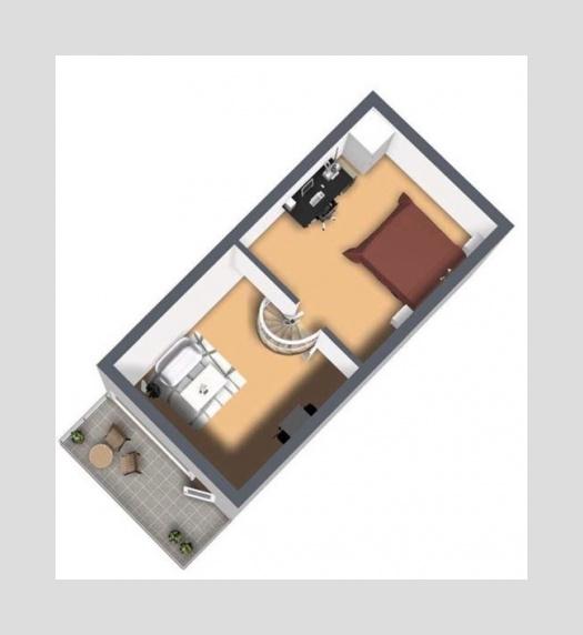 STUDENTEN-WOHNMAISONETTE - Pantry-Küche, Balkon, Stellplatz, Bus gegenüber, Einkaufen um die Ecke ... - Photo 4