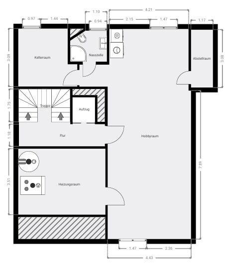 Grundriss UG