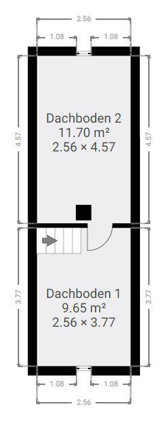 Grundriss Dachboden