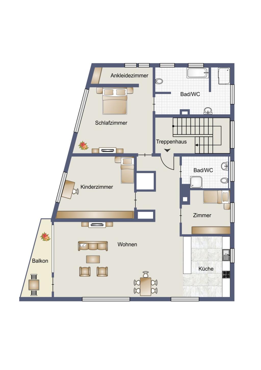 Grundriss 1 OG