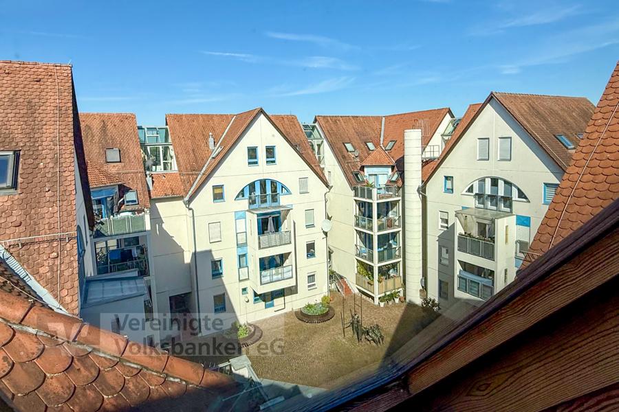 Blick aus dem Schlafzimmer