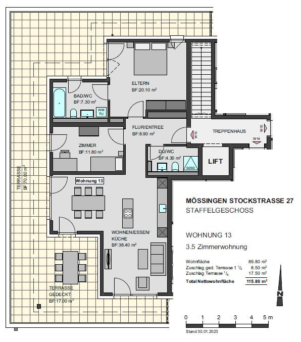 Grundriss 2 OG WHG 13