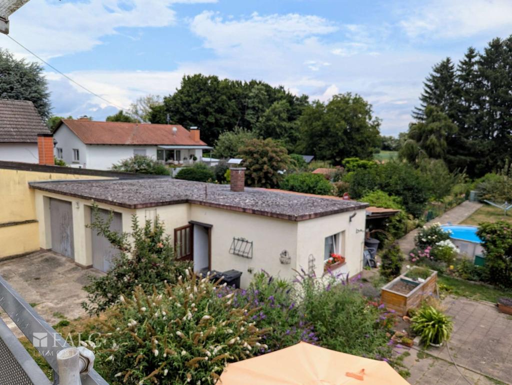 Garage Anbau von oben