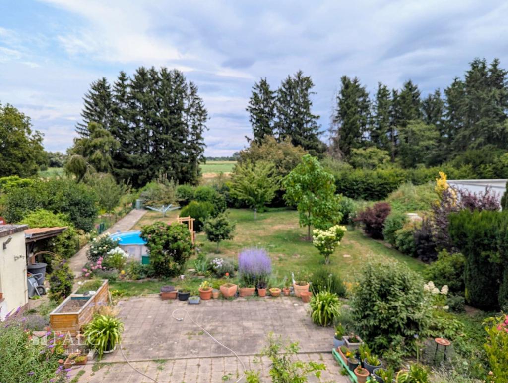 Garten von oben