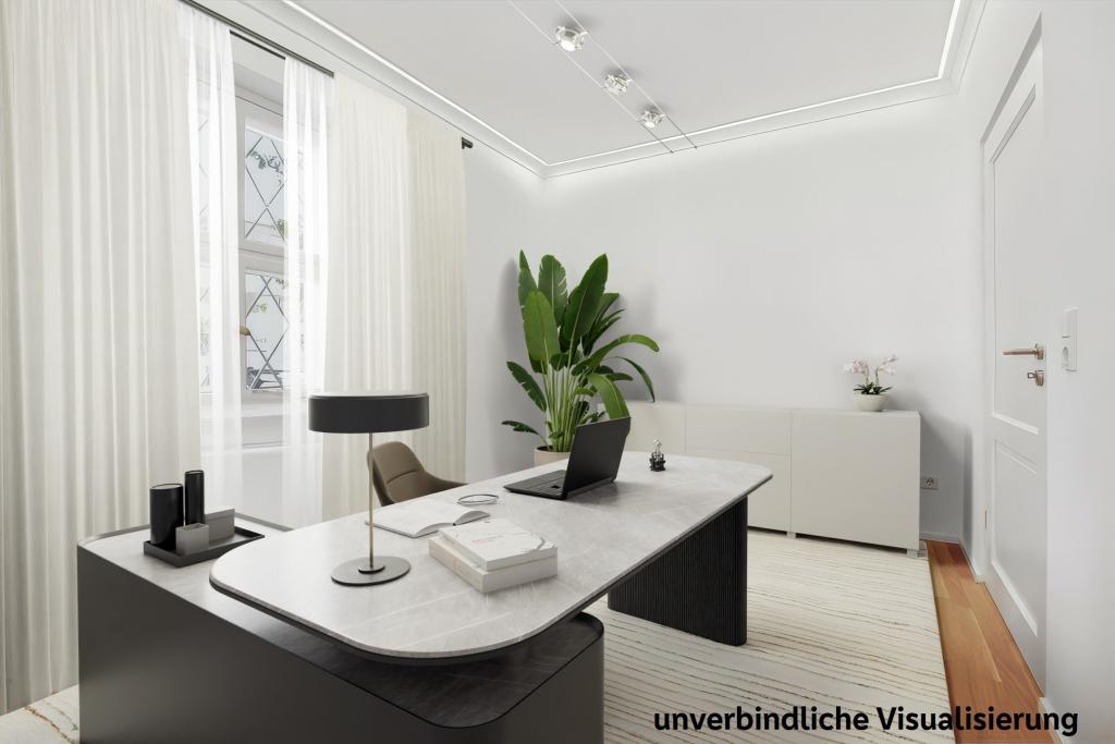 Erdgeschoss: Zimmer /Ankleide/Büro