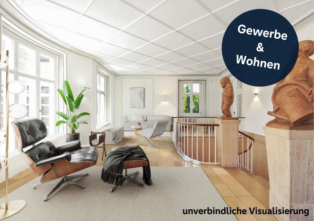 Unverbindliche Visualisierung: offenes Wohnen