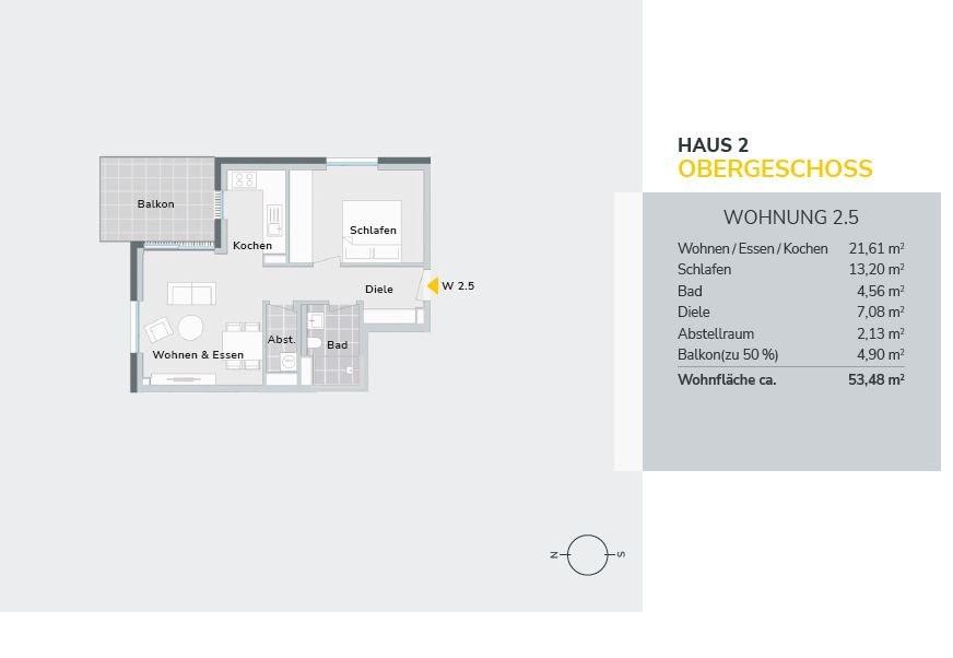 Grundriss WE 2.5