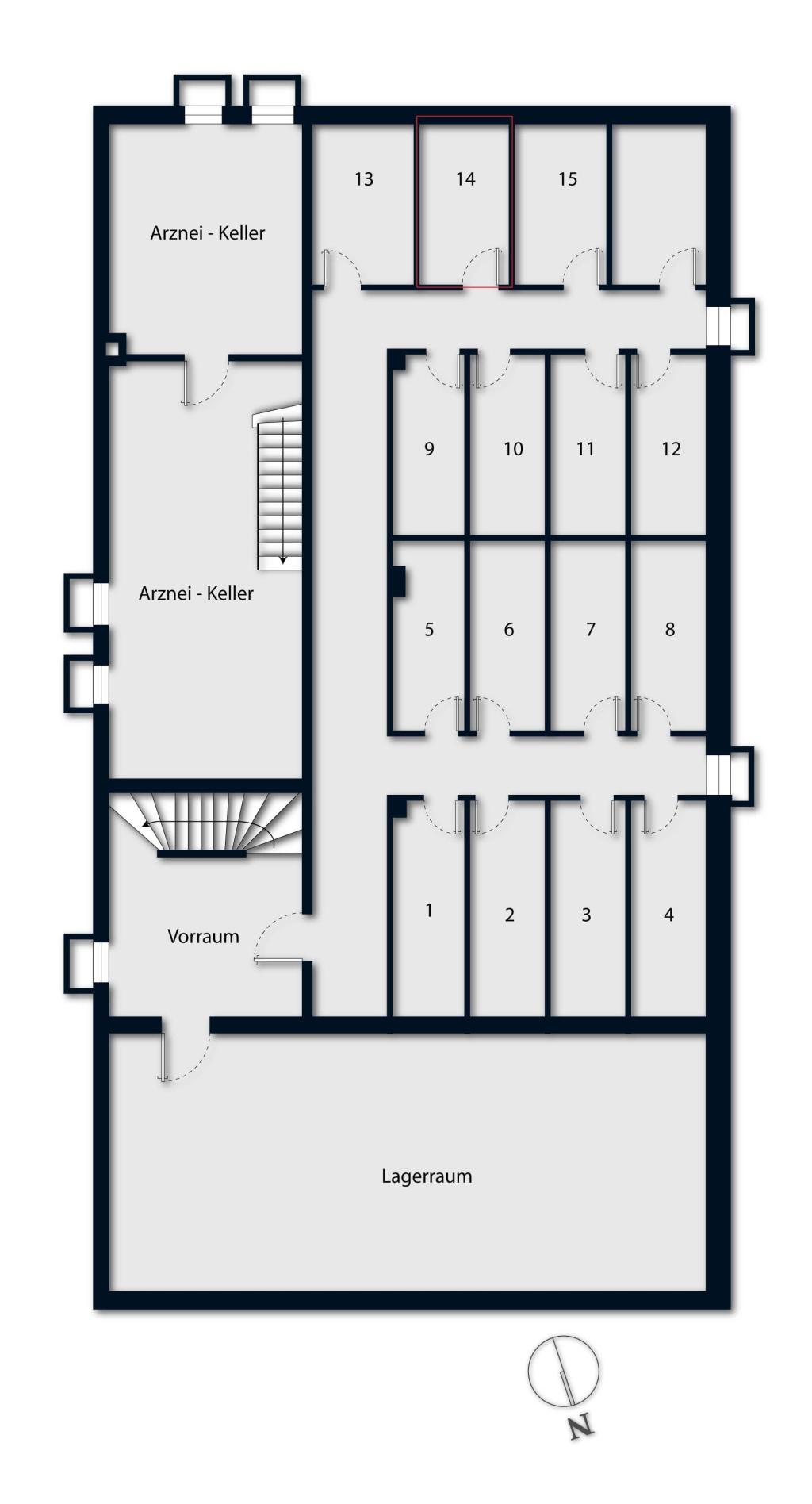 Grundriss Kellergeschoss