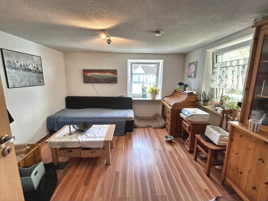 Obergeschoss: Zimmer mit Schwedenofen