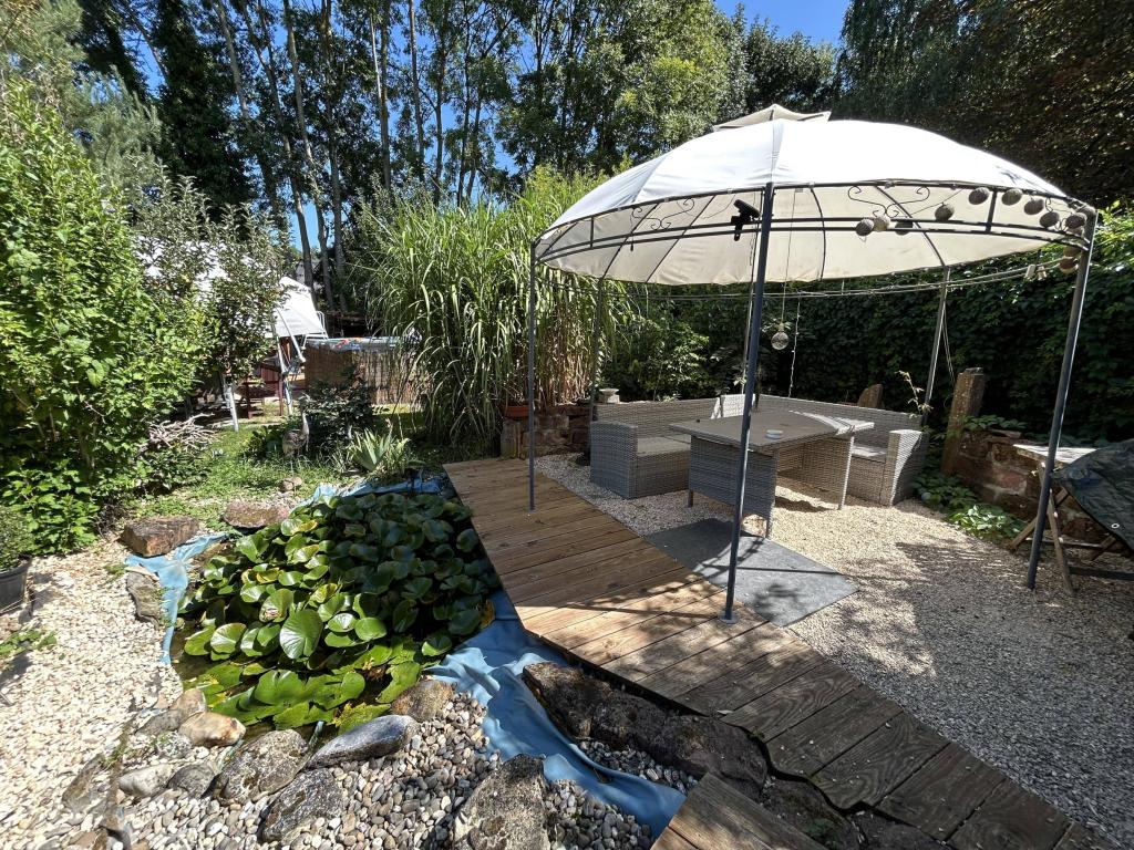 Garten mit Blick zum Teich