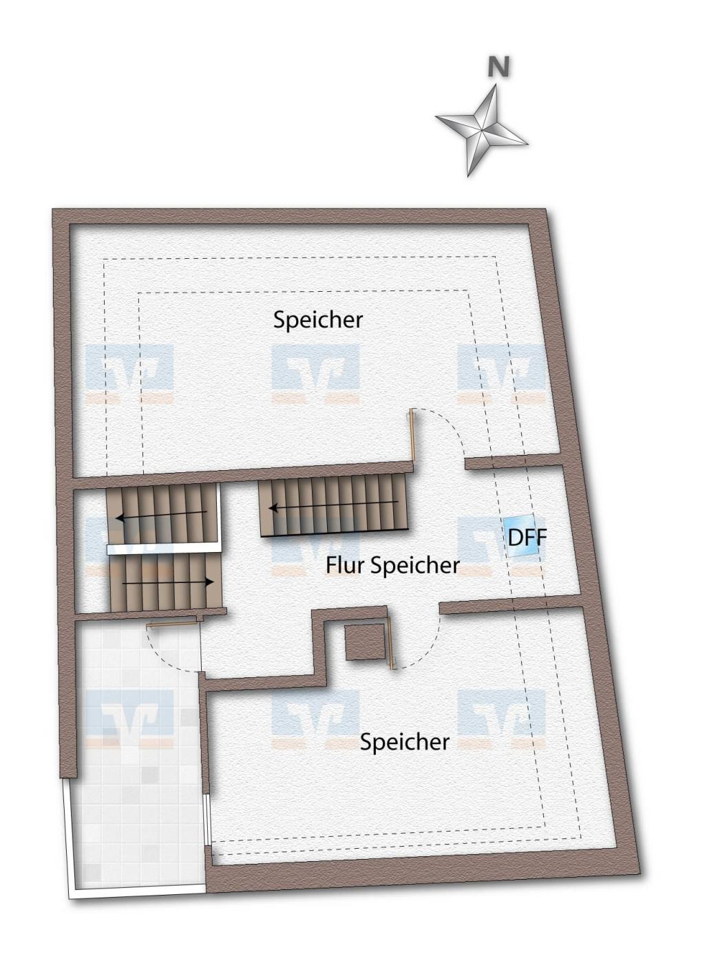 Dachgeschoss Vorderhaus