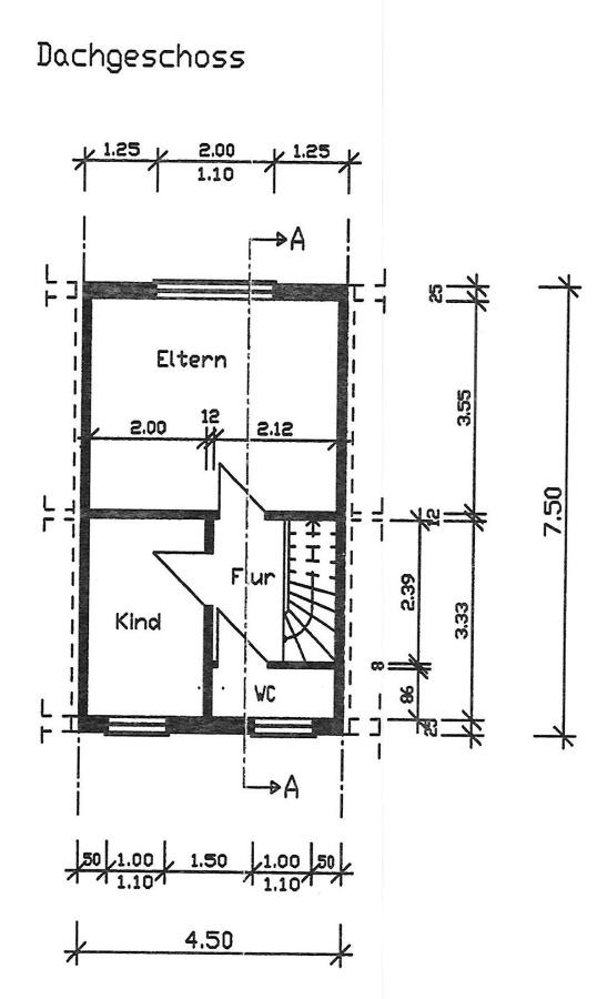 Grundriss Dachgeschoss
