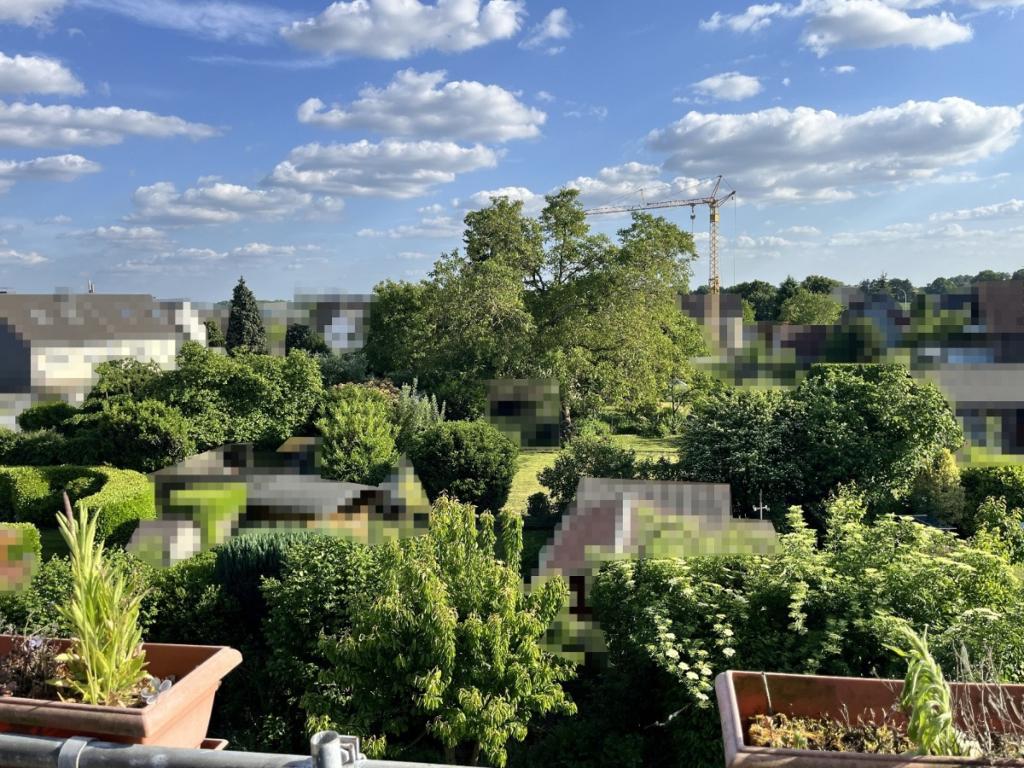 Blick vom Balkon