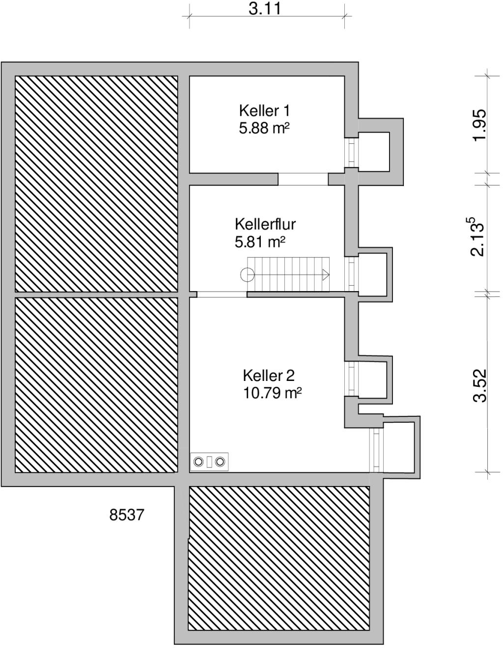 Grundriss Kellergeschoss