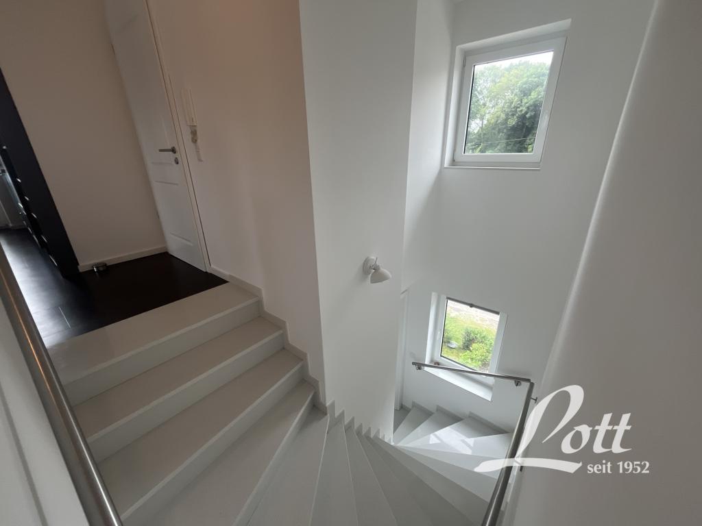 Treppenaufgang zur Wohnung